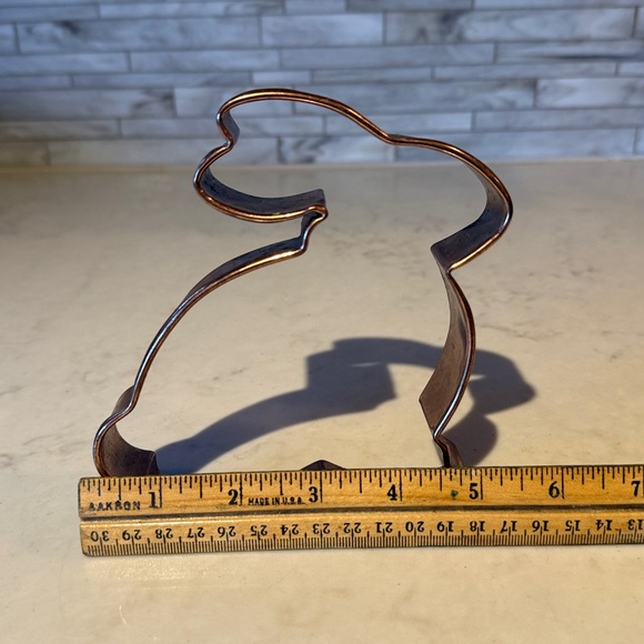 Solid Copper Cookie Cutter Bunny Rabbit - Picture 2 of 5